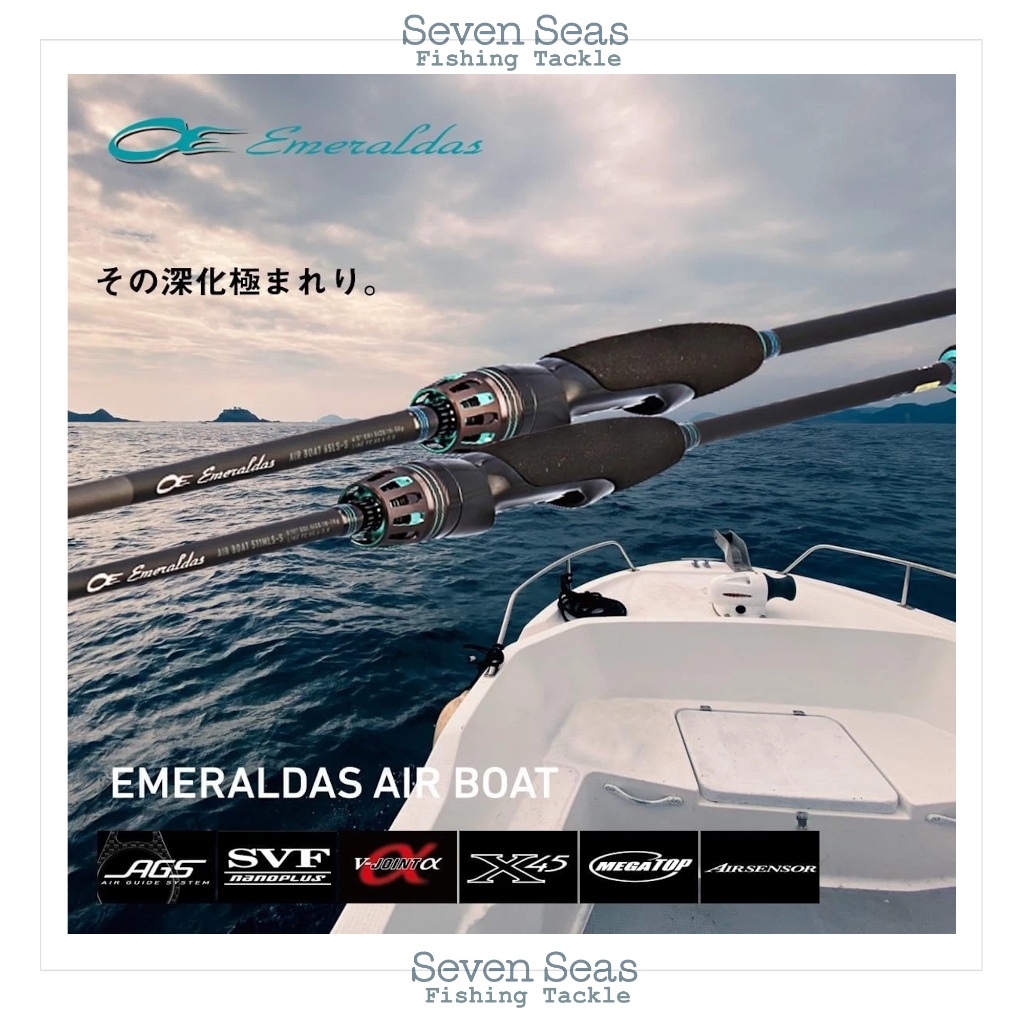 Rod Joran Pancing Cumi Daiwa Emeraldas Air Boat Model 2024 Eging Squid