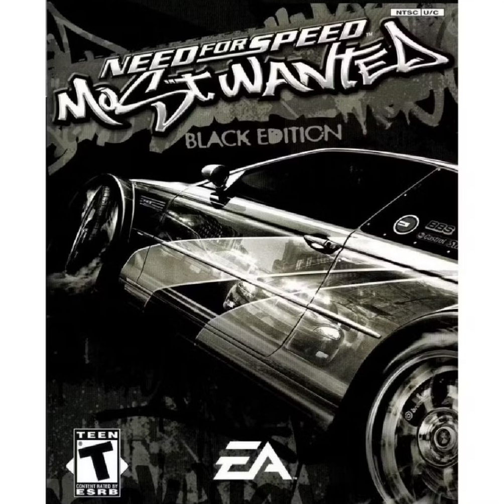Kaset Playstation 2 PS2 Need For Speed Most Wanted Black Edition