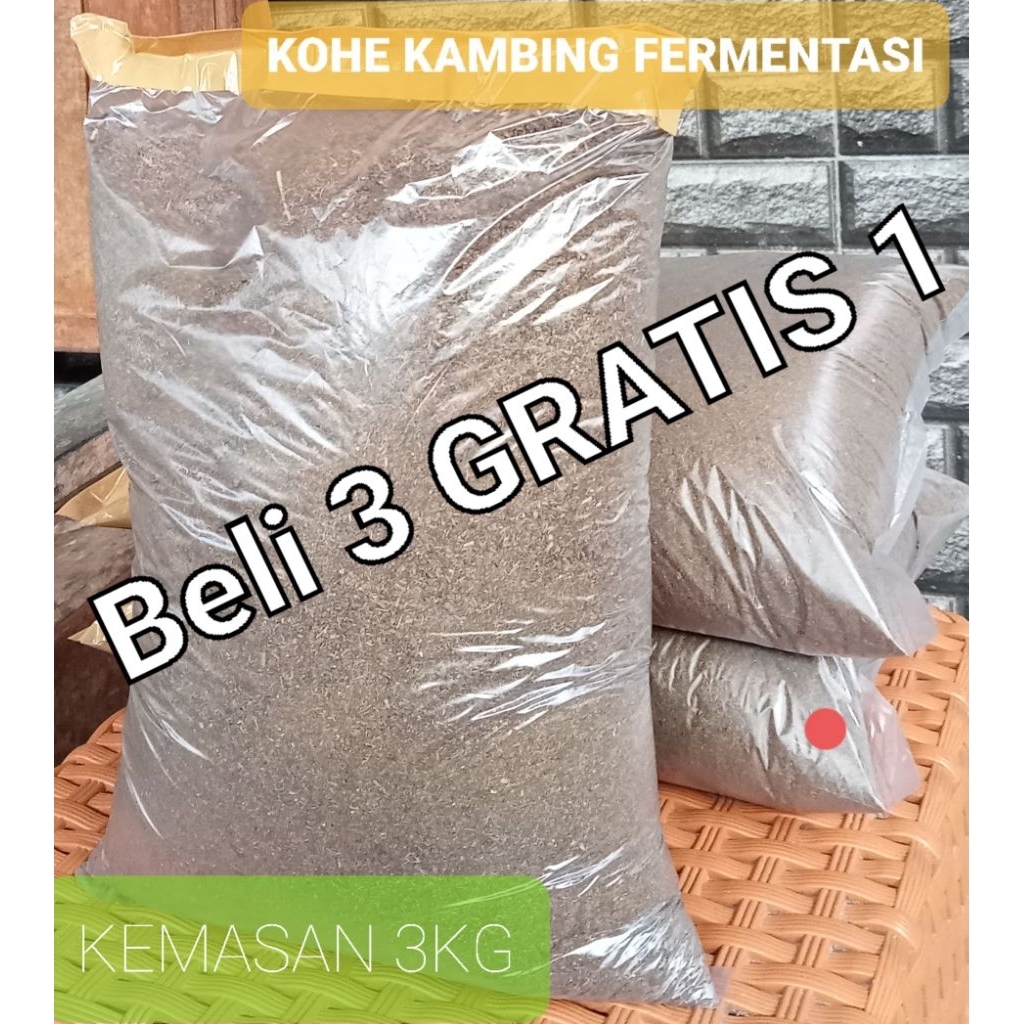 PUPUK ORGANIK KOHE KAMBING GILING FERMENTASI