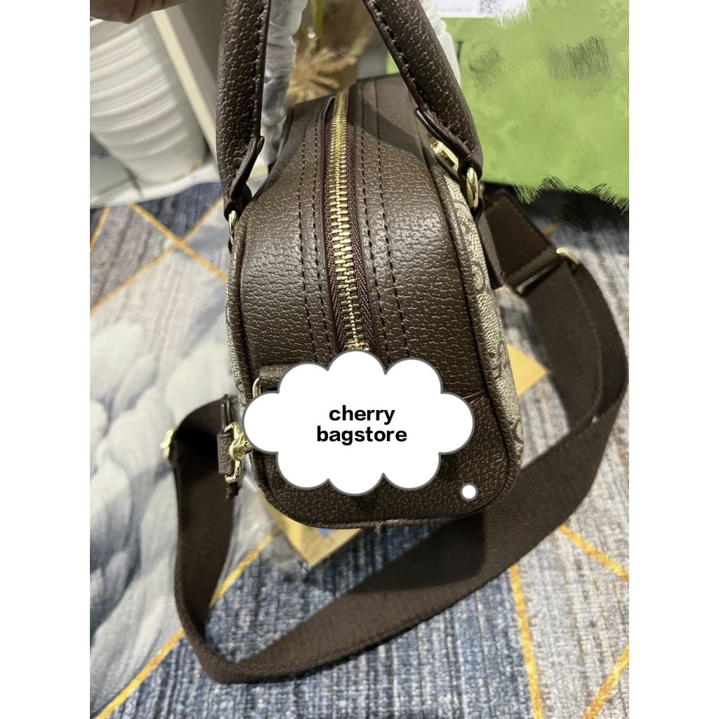 Cherrybag Store II Womens bags Handle bag Small uk22cm Tas Selempang Wanita Waterproof Greykhaki Den