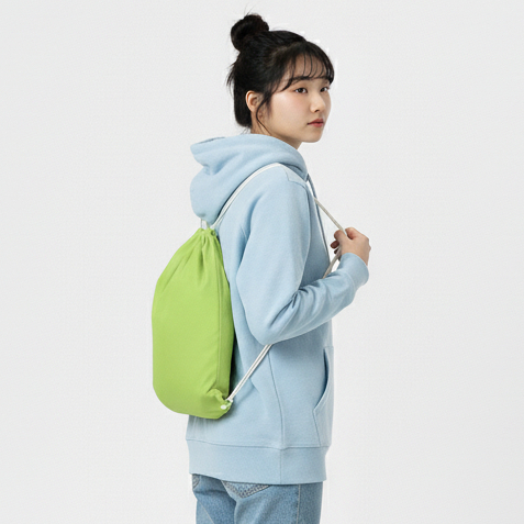 STRINGBAG TAS RANSEL SERUT POLOS drawstring bag bahan kain halus premium tas futsal olahraga kuliah 