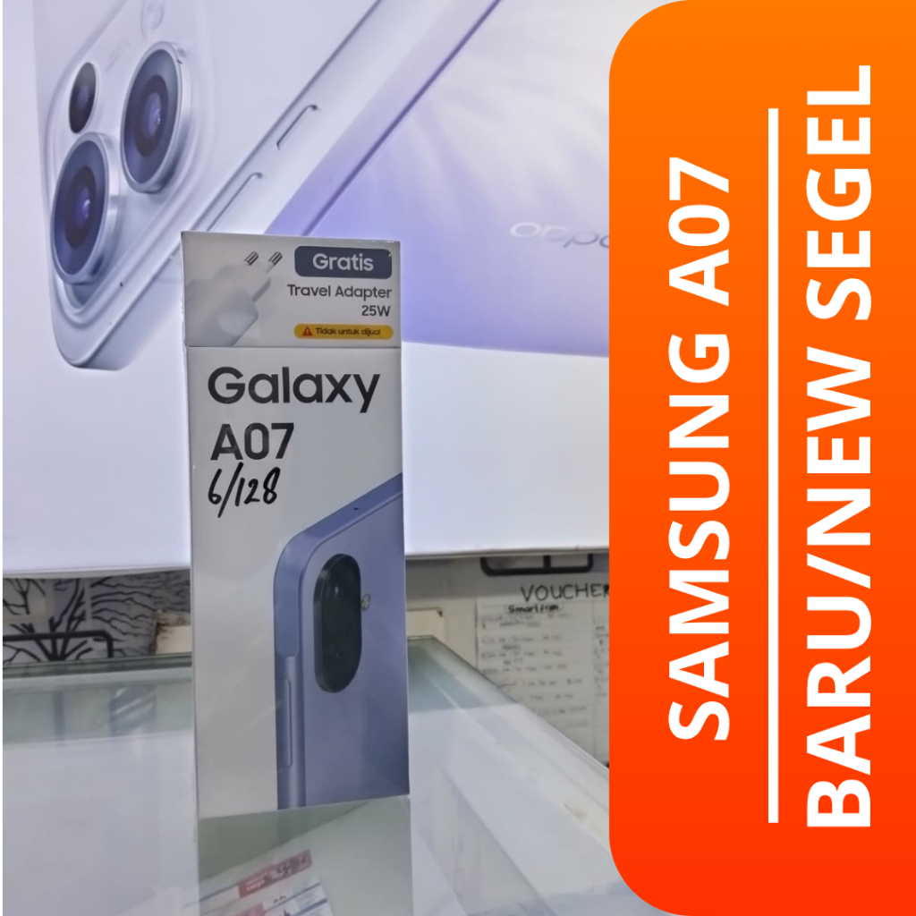 HP BARU SAMSUNG A07 (6/128) / SAMSUNG A07 (6/128) HP BARU / NEW SEGEL