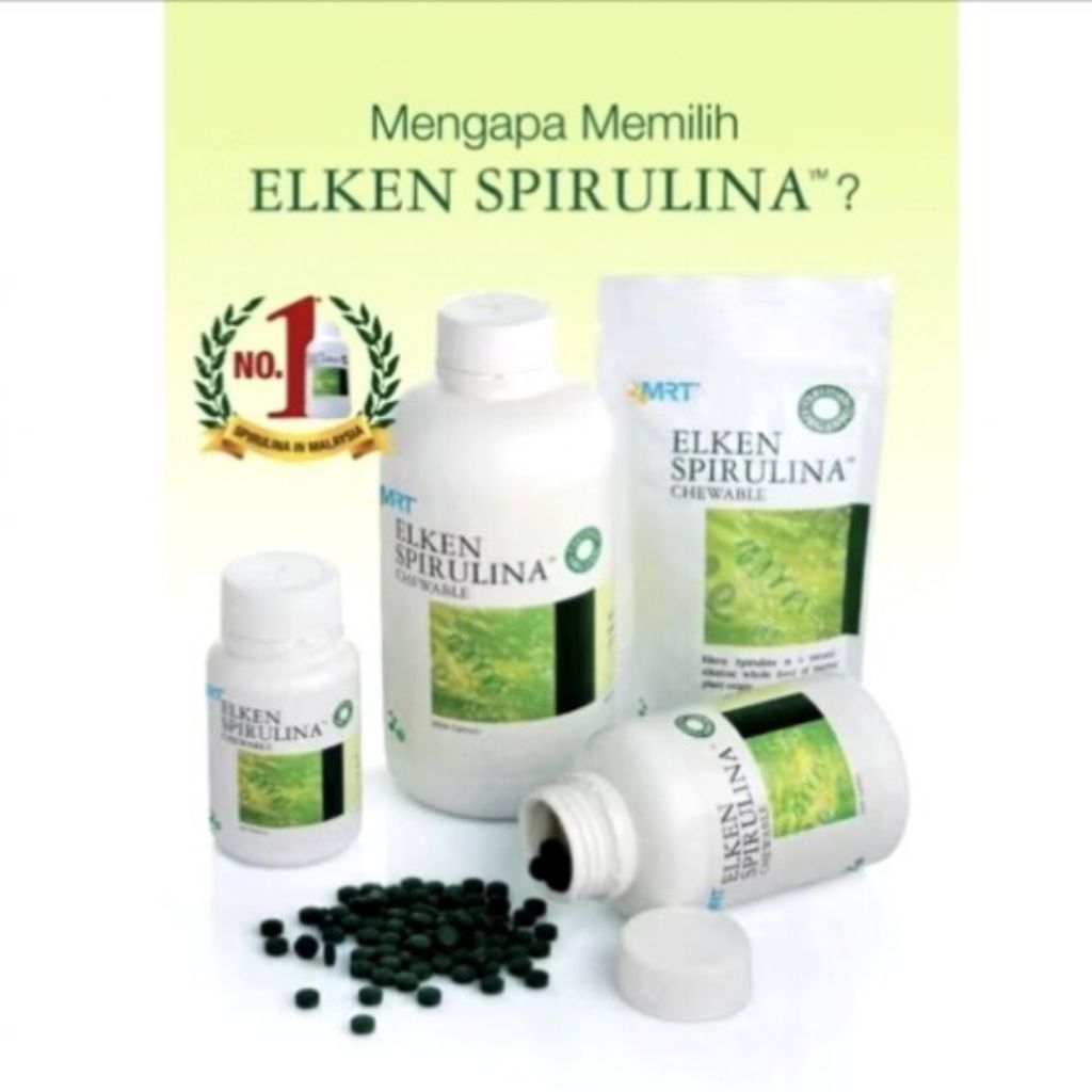 Elken Spirulina 1200 Tab