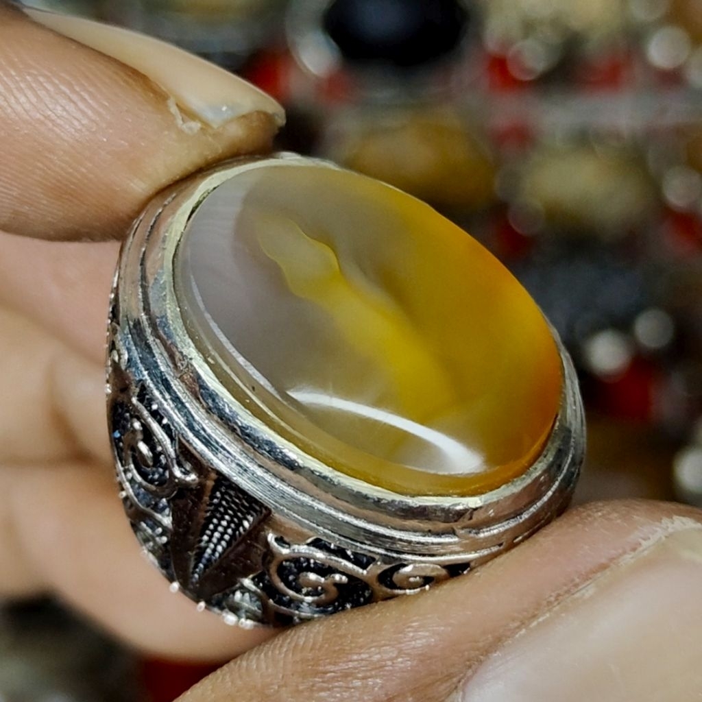 batu akik sulaiman motif unik dan antik