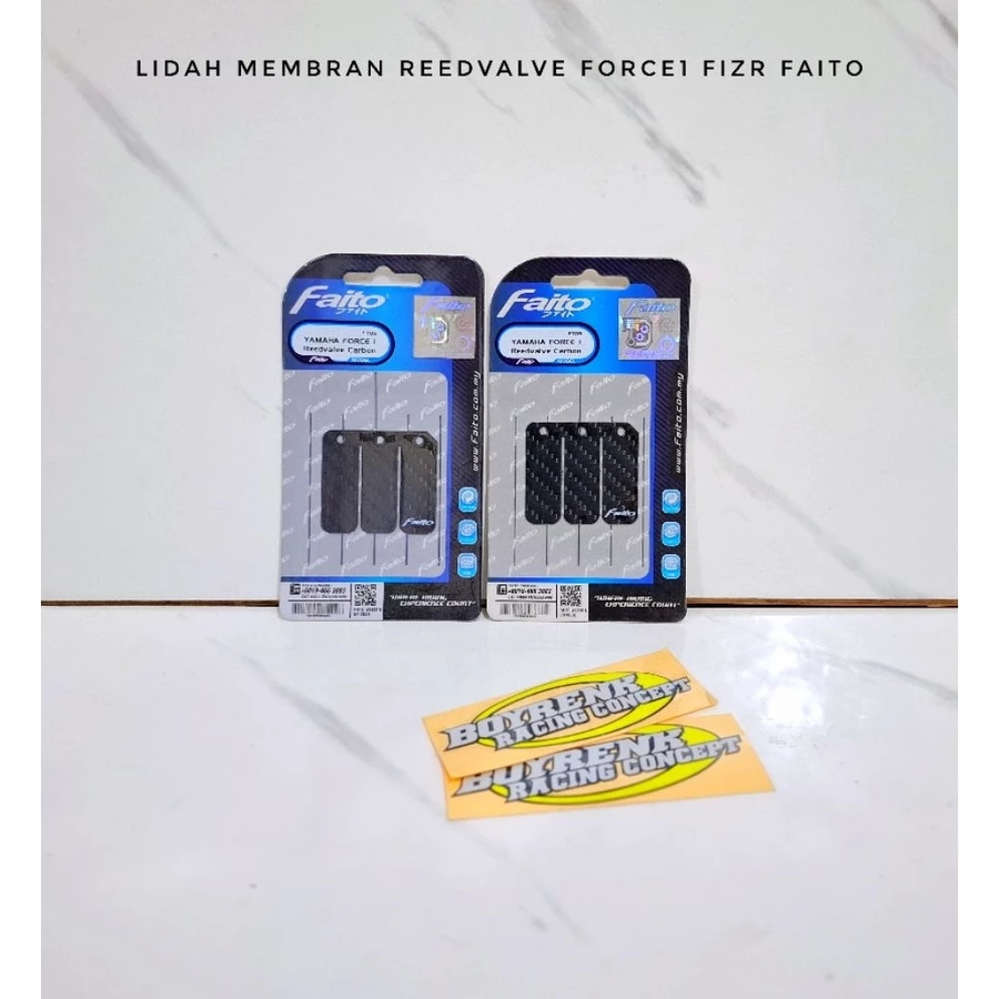 LIDAH MEMBRAN CARBON FAITO YAMAHA FORCE 1 | F1Z R | FIZ R ORIGINAL FAITO -BOYRENK