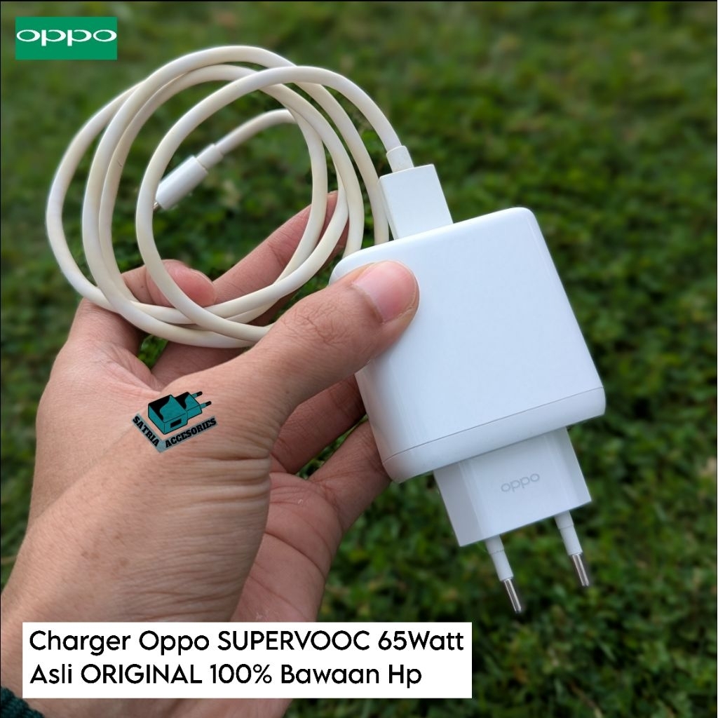 Charger Oppo SUPERVOOC 65Watt Asli ORIGINAL 100% Bawaan Hp