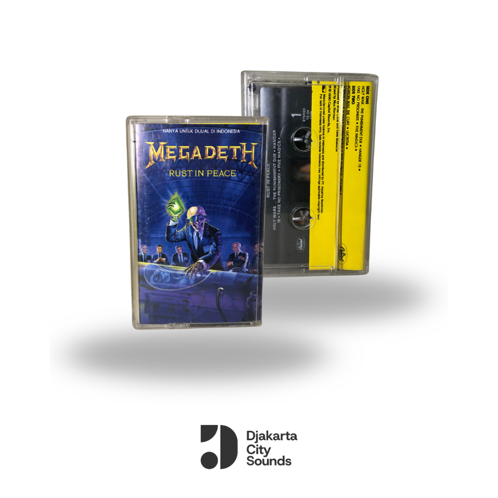 Kaset Pita Megadeth - Rust In Peace