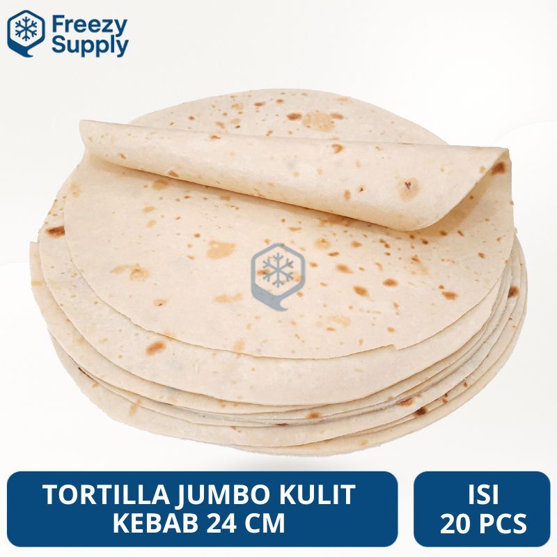 Tortilla jumbo Kulit Kebab 24 cm Isi 20pcs
