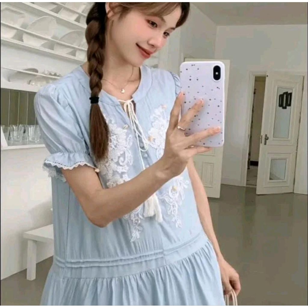 Mini dres katun baby doll