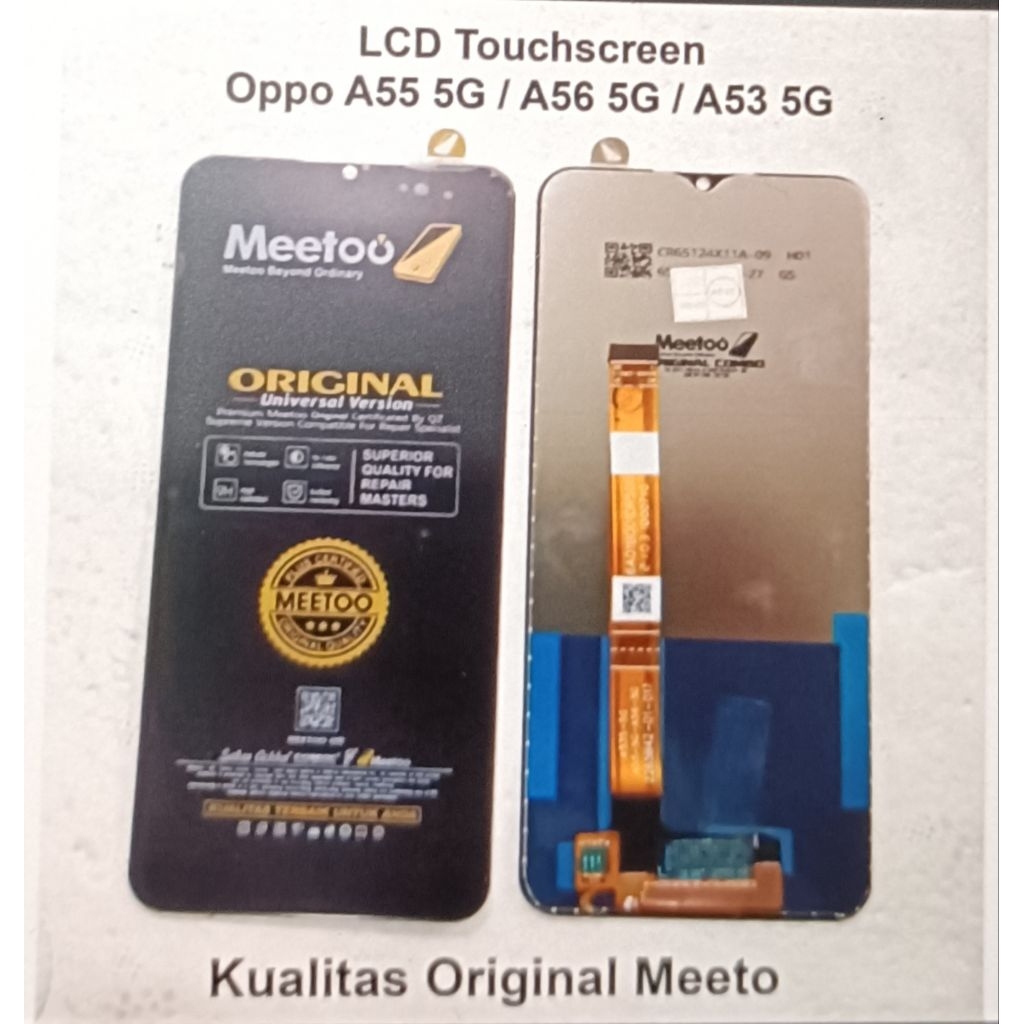 LCD TOUCHSCREEN OPPO A55 5G/A56 5G/A53 5G/A53S 2020 KUALITAS ORIGINAL MEETOO