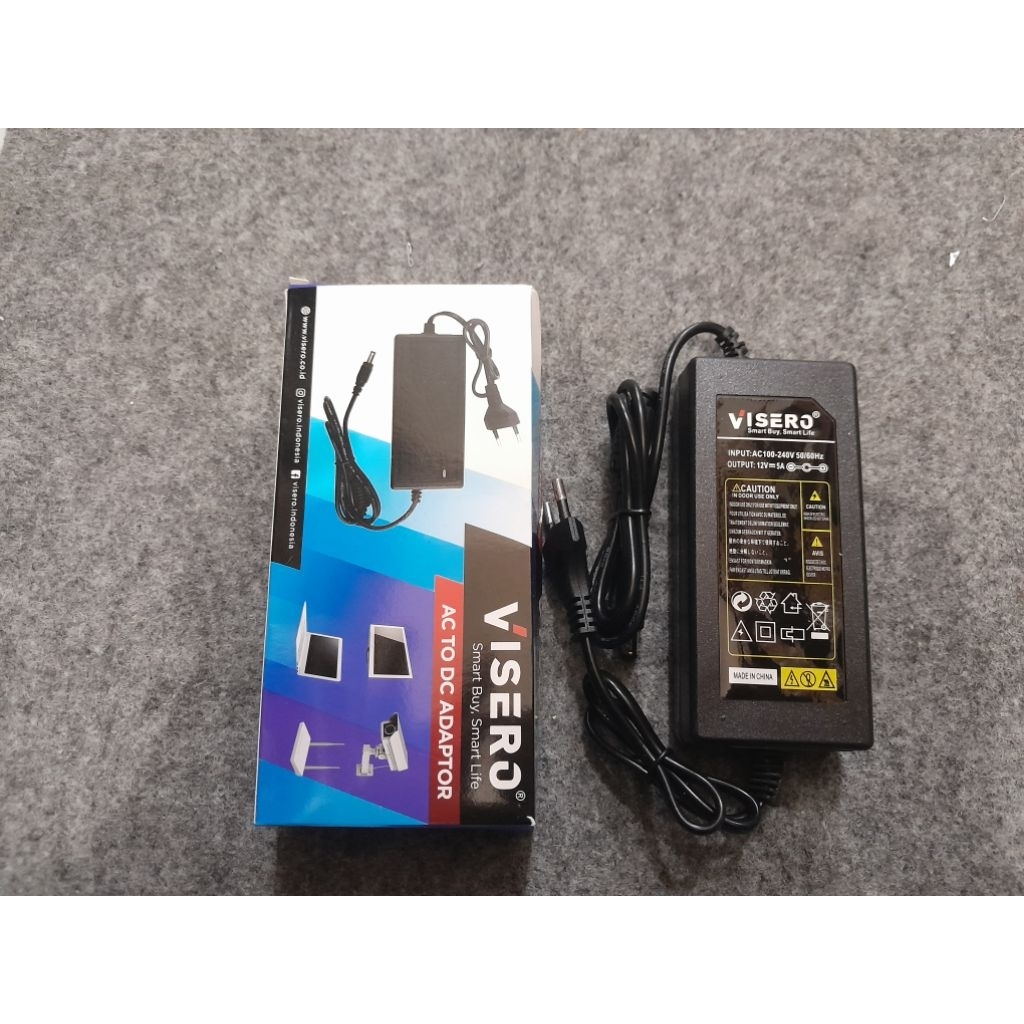 Adaptor 12Volt 5Ampere Adaptor 12V 5A Jak 1