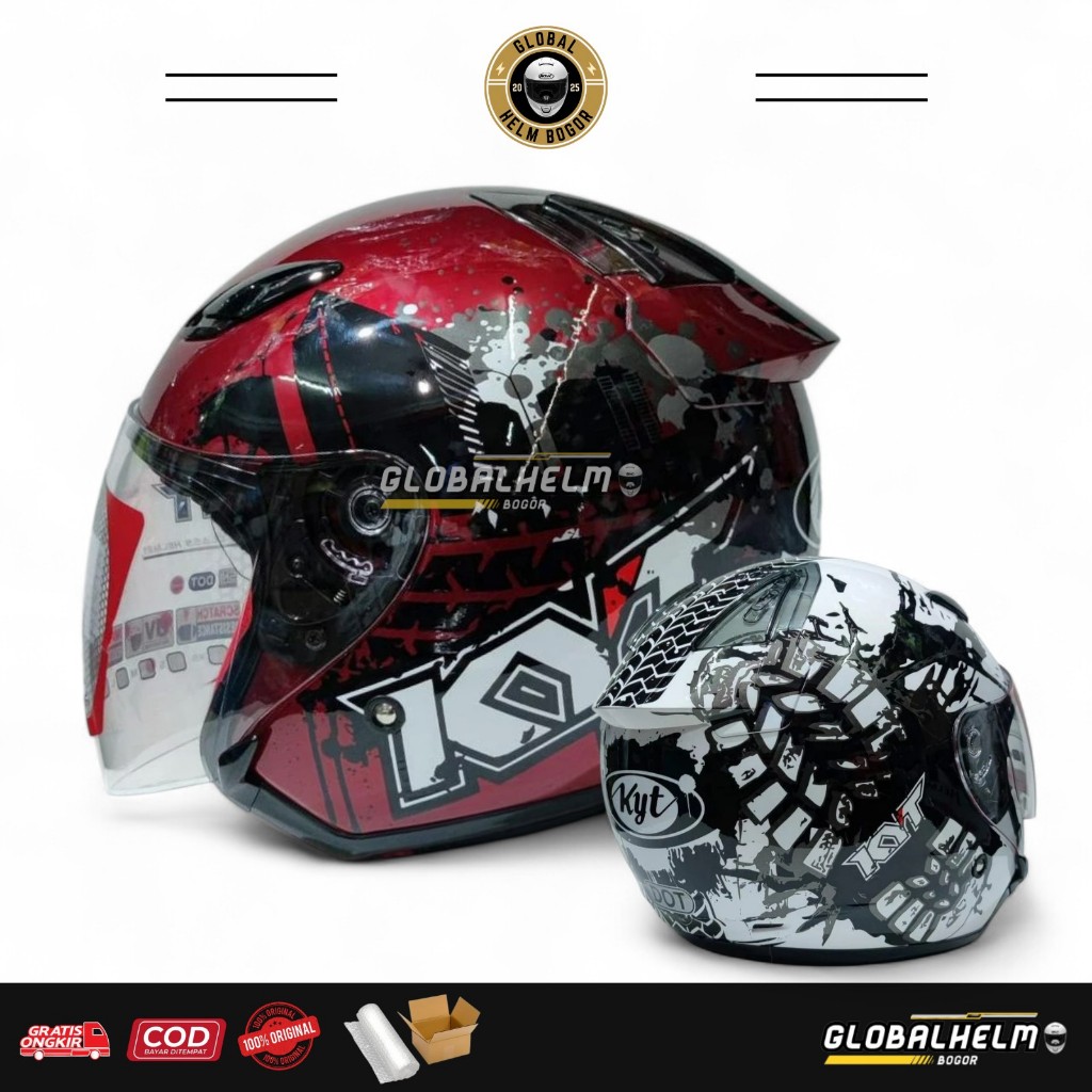 HELM KYT DJ MARU MOTIF SERI 10 ORIGINAL SNI DOT