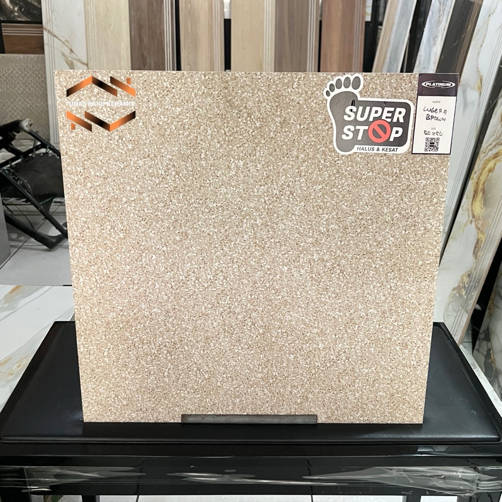 Keramik Cutting 50x50 Platinum Wgera Brown | Matt/Super Stop