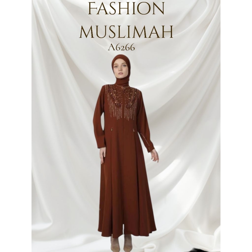ABAYA HIKMAT A6266/GAMIS/BAJU MUSLIMAH