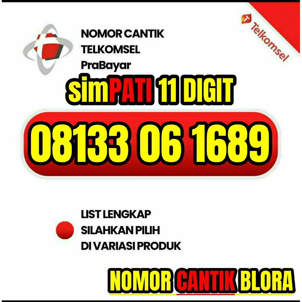 Nomor Cantik Telkomsel - Nomor Cantik Simpati - Nomor Cantik Telkomsel Simpati - Nomer Cantik - Nomo