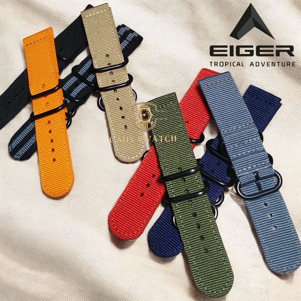 Tali Jam Tangan Kanvas Eiger Antero Strap Jam Eiger Antero