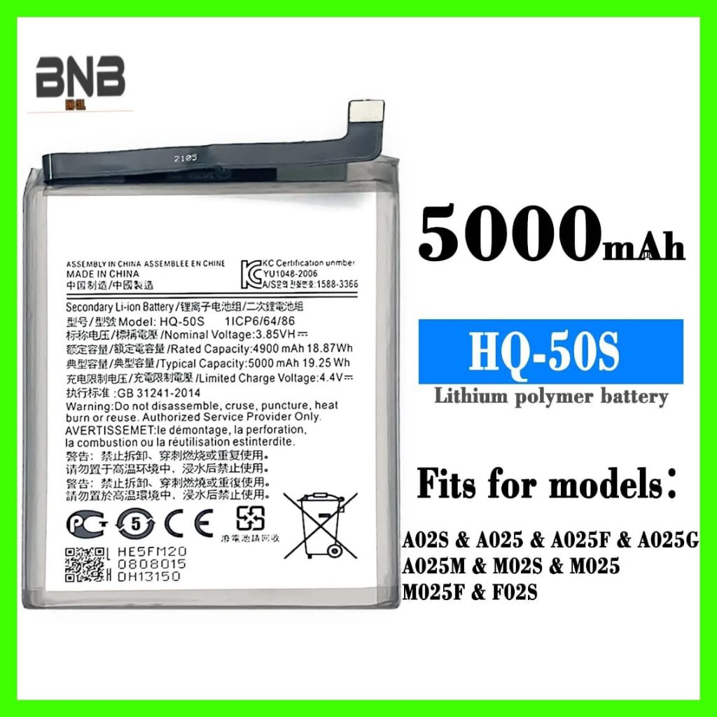 BATERAI S4MSUNG A02S/A03S/A03
