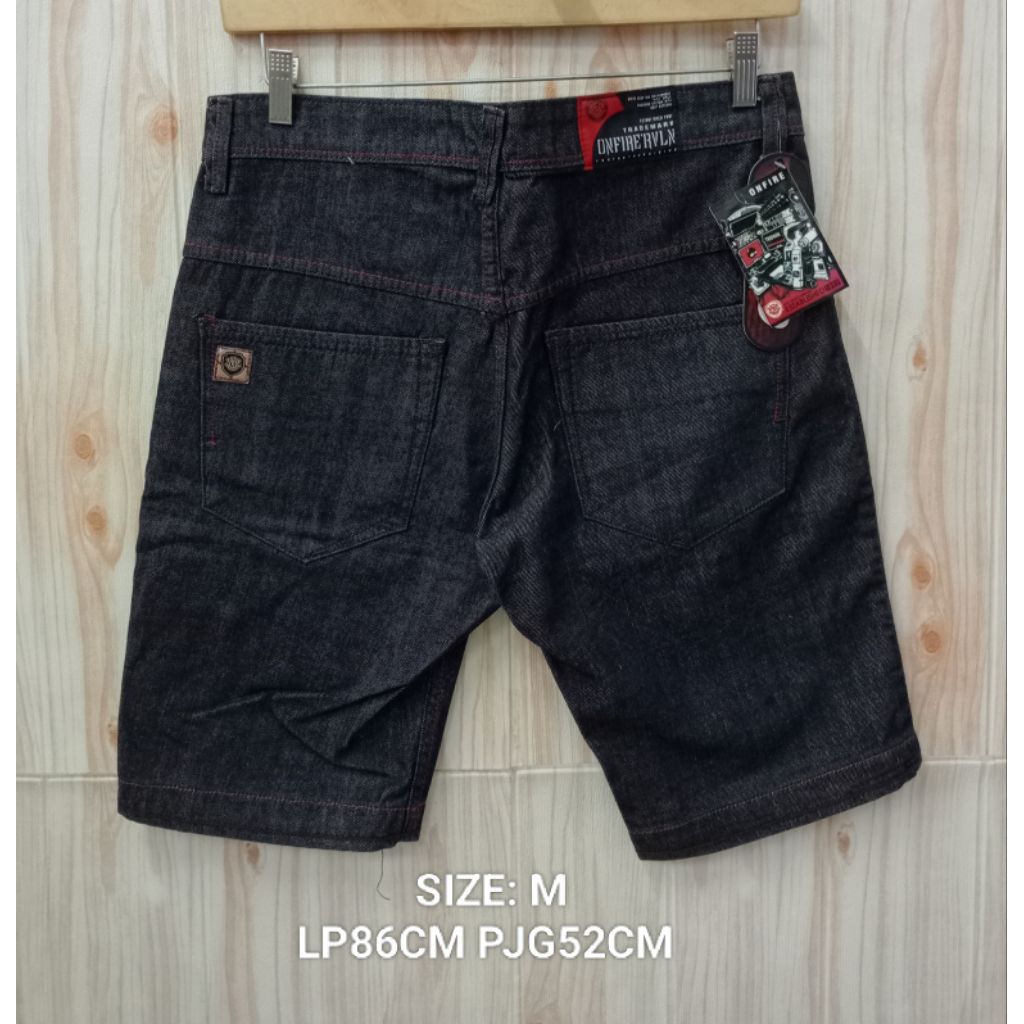 CELANA JEANS PENDEK PRIA CELANA DISTRO ONFIRE ORIGINAL