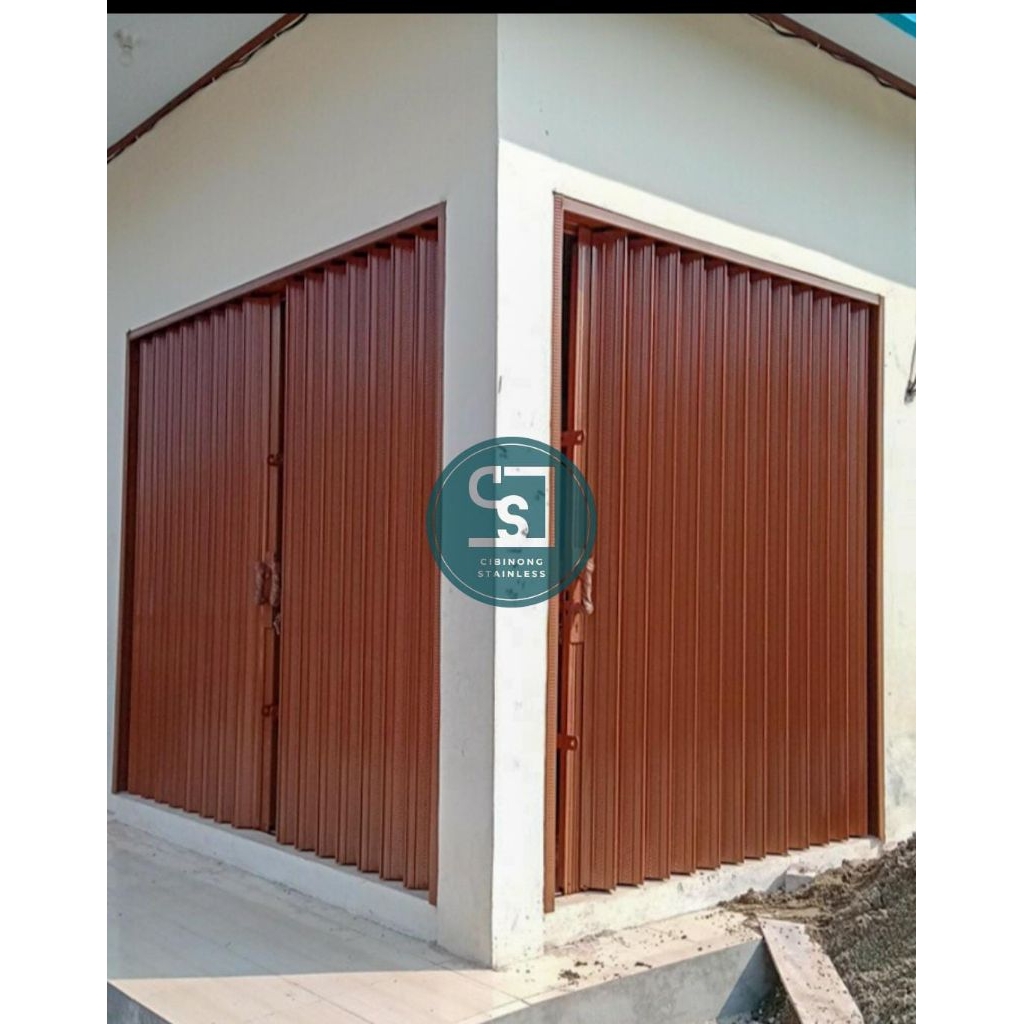 Pintu Folding Gate Ruko Pengaman ruko