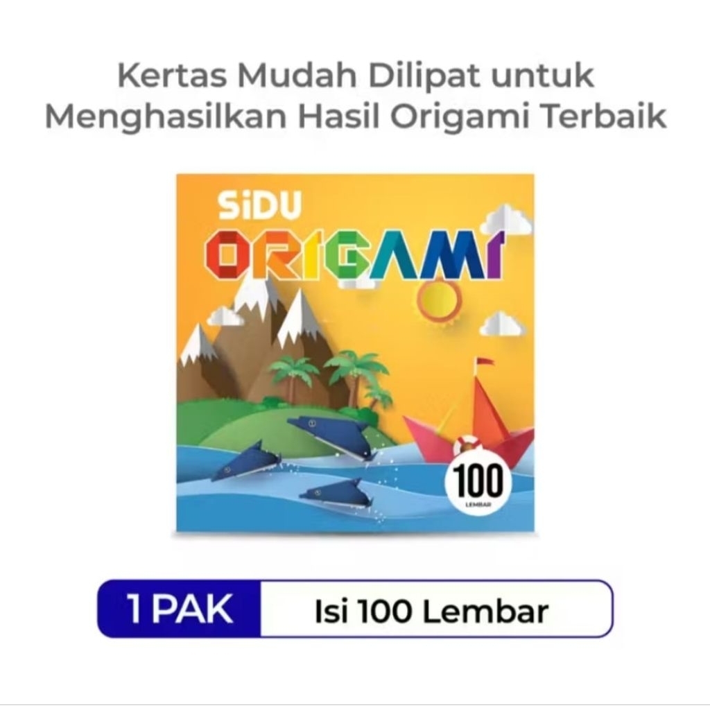 Kertas Origami SIDU isi 100L