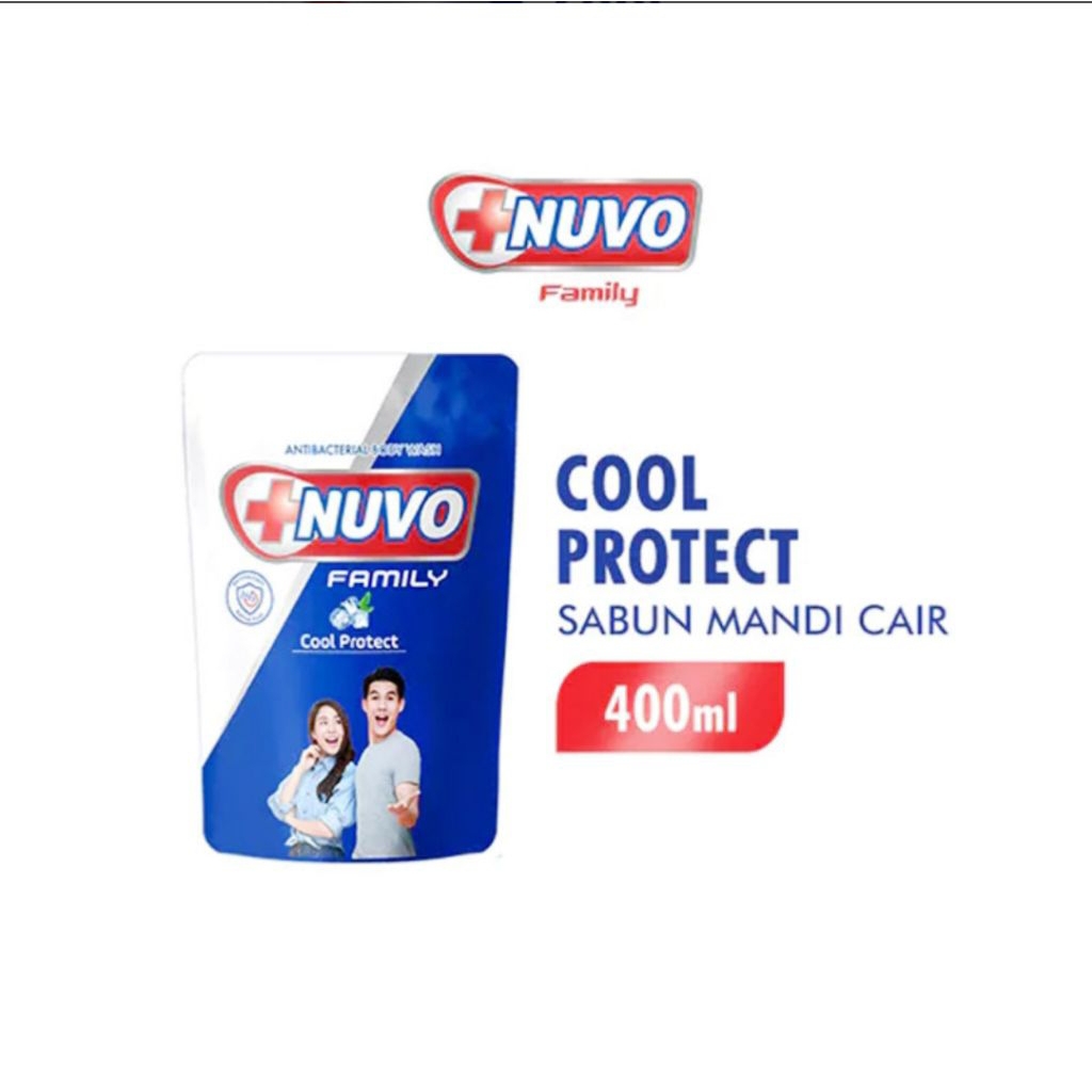 Nuvo Family Sabun Mandi Cair Cool Protect 400 ml