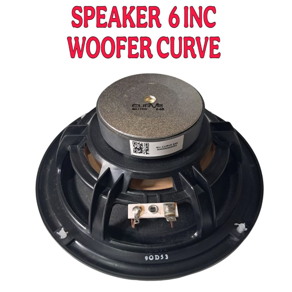 Speaker 6 Inch Woofer Curve 648 Speaker Woofer 6" Curve 648