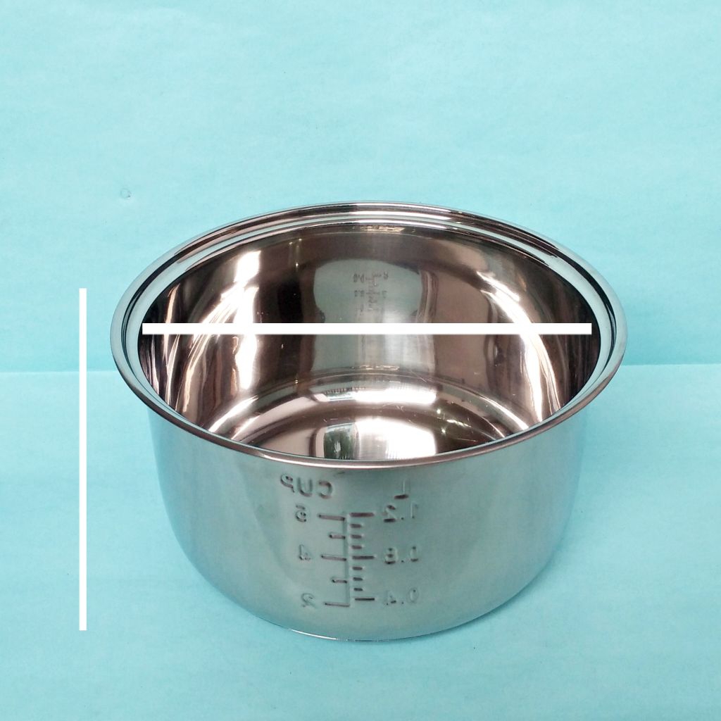 Panci Magic Com Stainless Steel 1.2 Liter umum