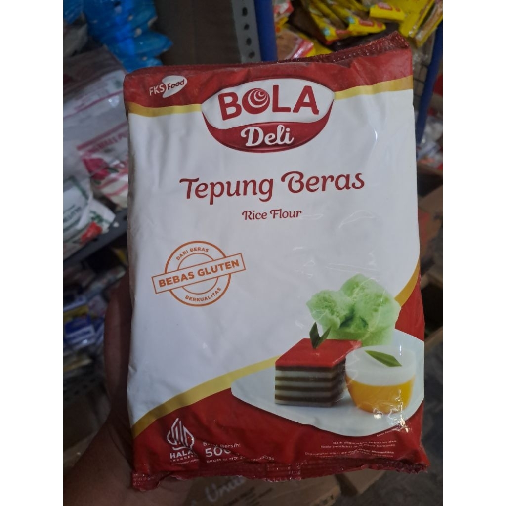 1 Dus Tepung Beras Bola Deli kemasan 500 gram