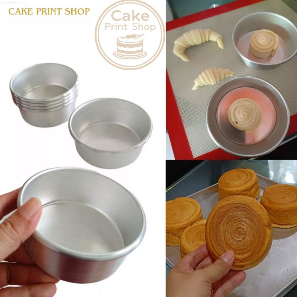 Cetakan Brownies Bulat Mini / Loyang Brownies Kukus / Panggang