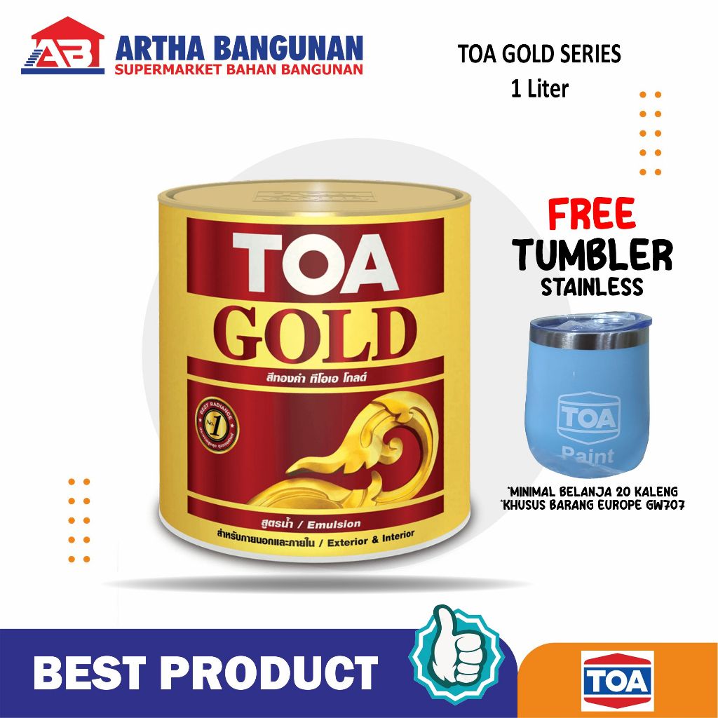 TOA GOLD GW555/GW707/GW919/W8008 CAT PREMIUM GOLD SERIES 1 LTR