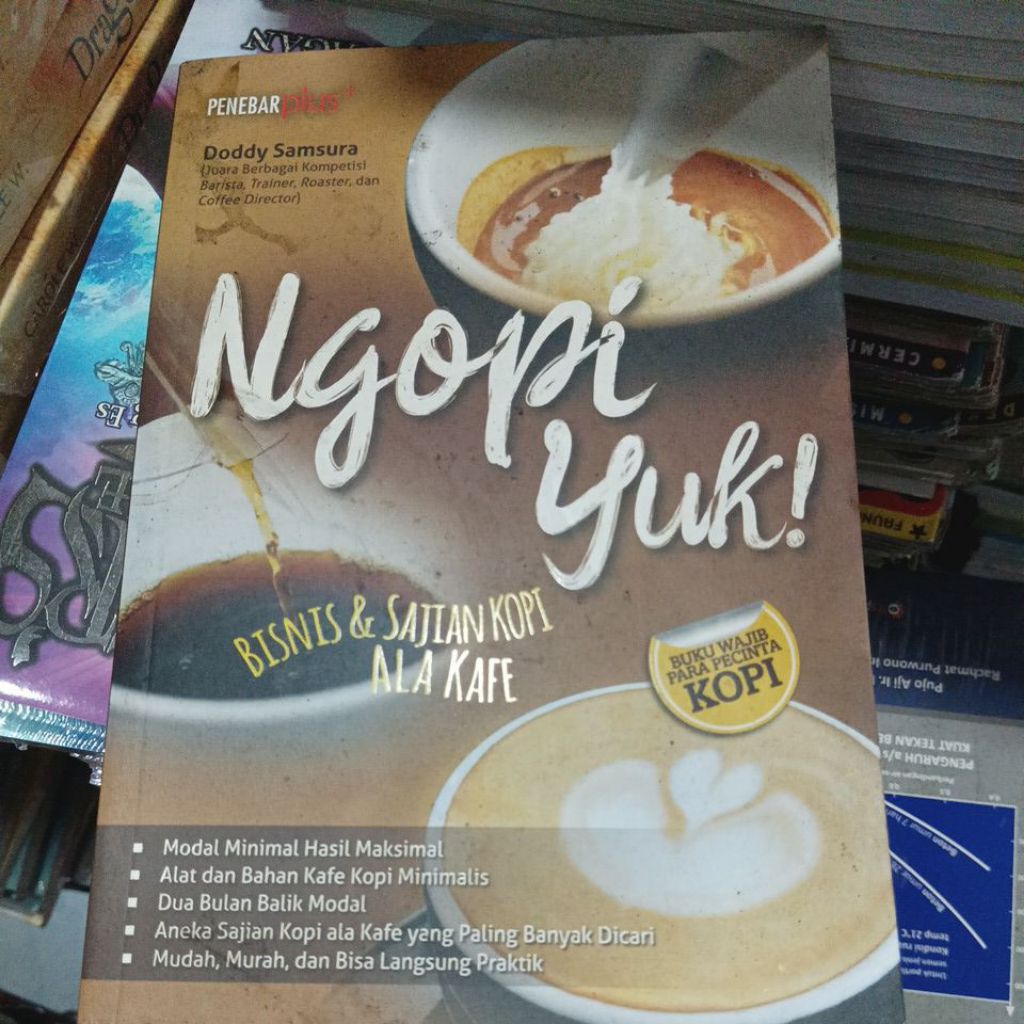 buku tentang bisnis kopi  ngopi ala cafe bekas original