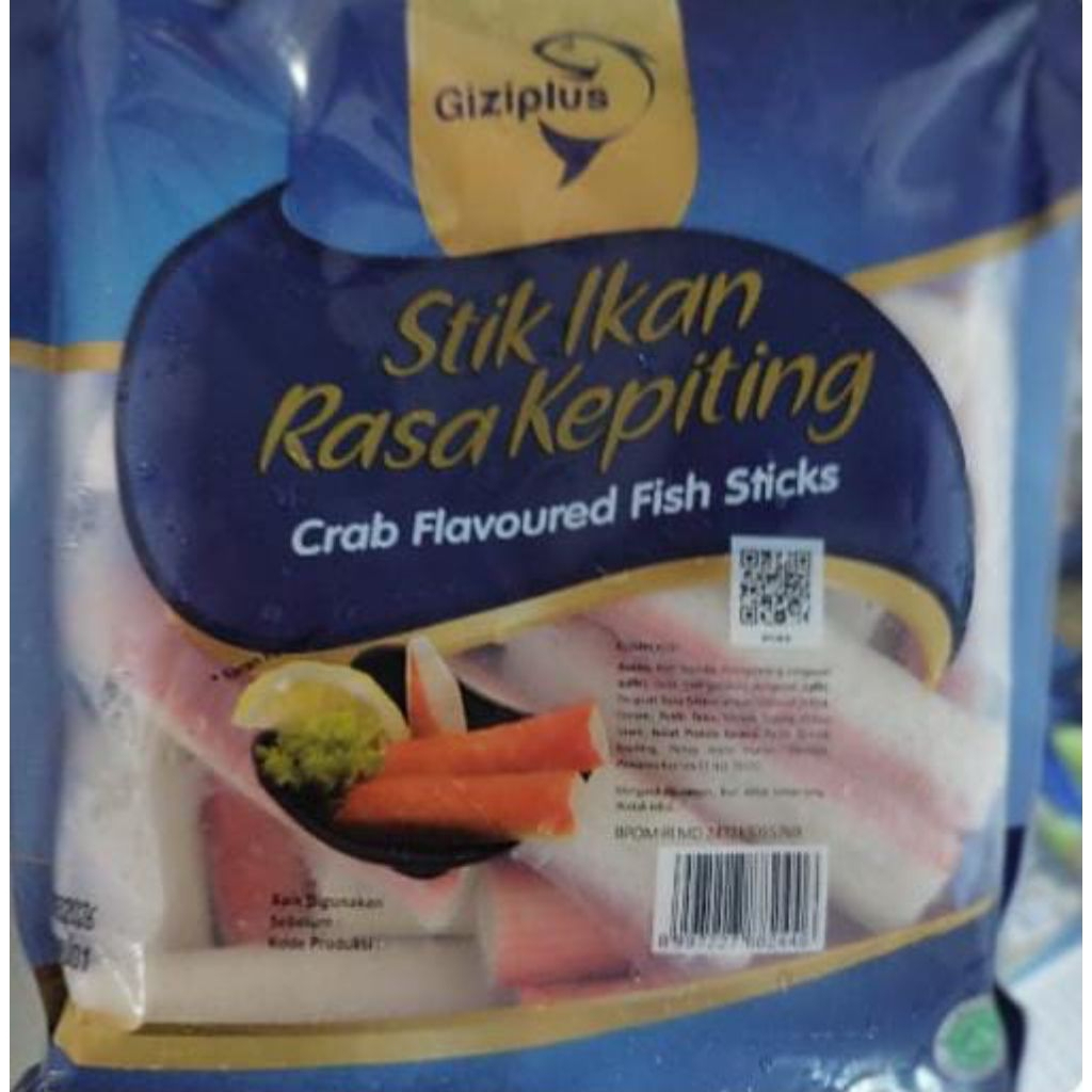 Giziplus Crab Stick | Berat Bersih 500gr