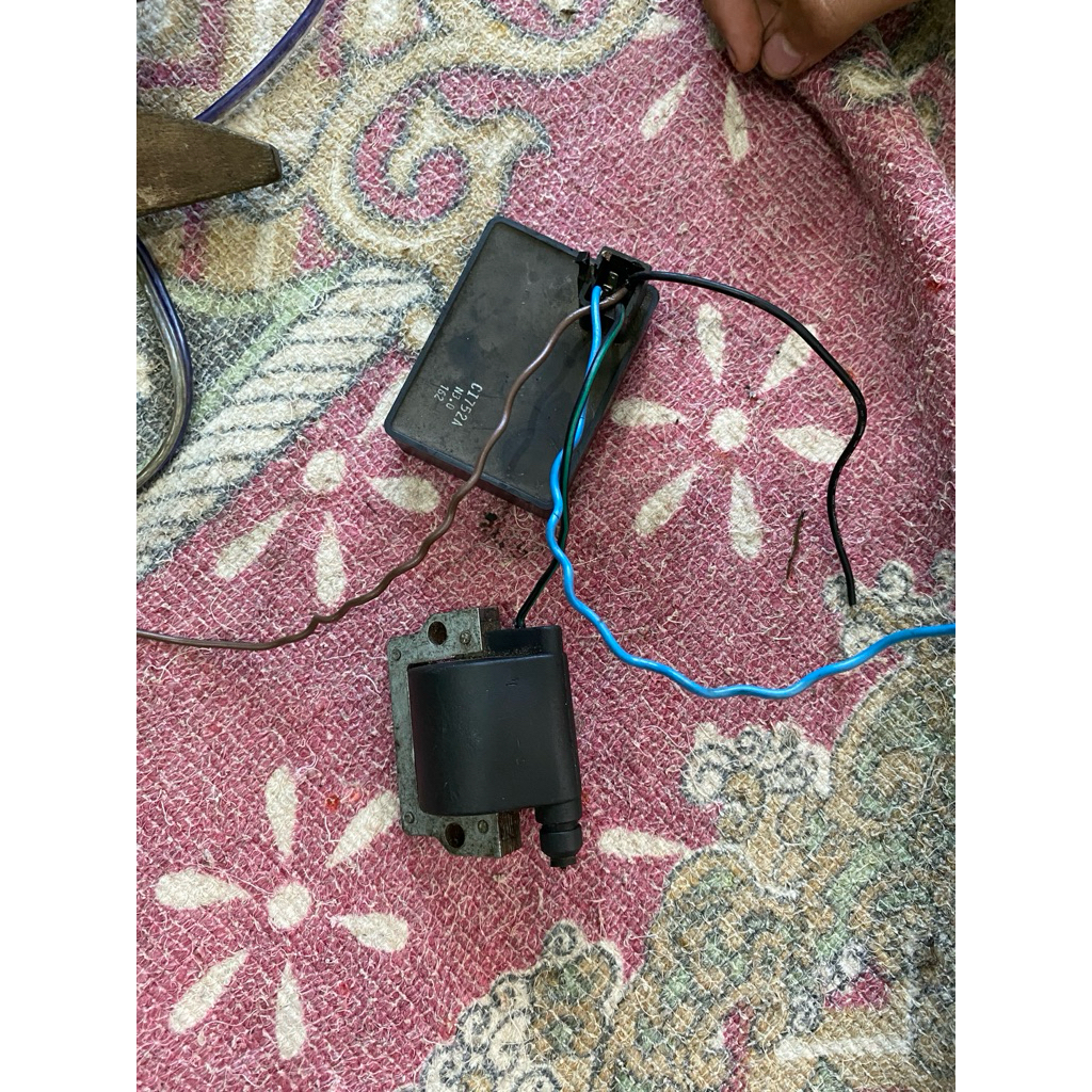 Pengapian miniatur 2 tak Cdi ori copotan karisma+coil rx king copotan