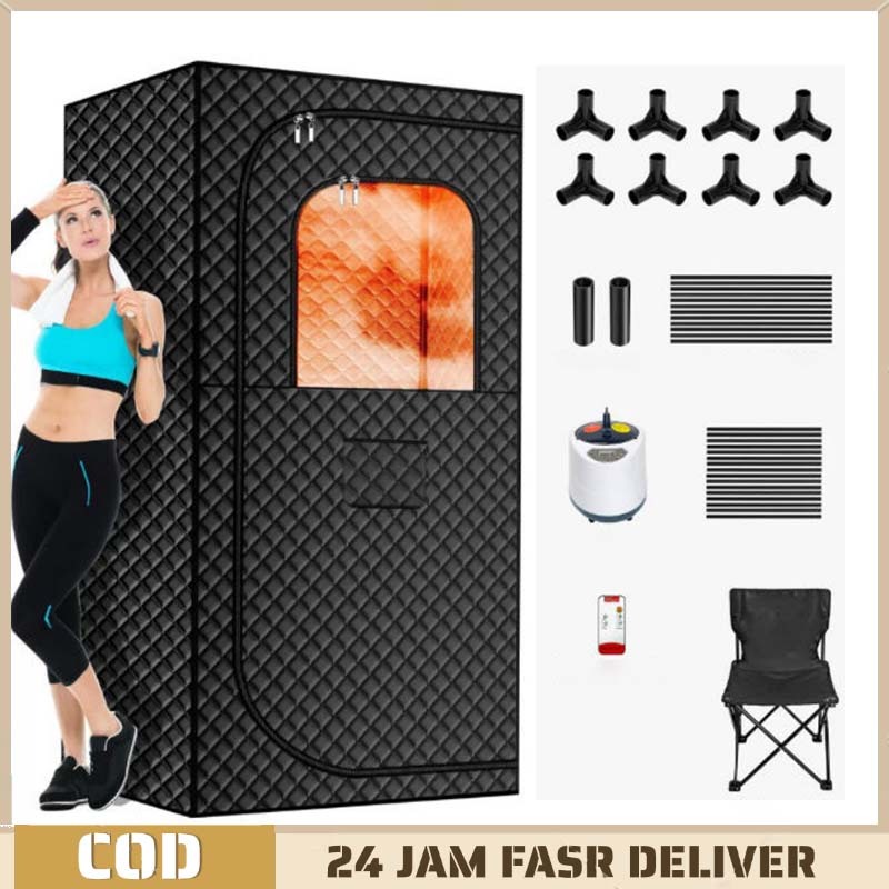 Sauna Portable Infrared Praktis / Alat Sauna Di Rumah / Sauna Belt Pembakar Lemak Perut / Terapi Sau