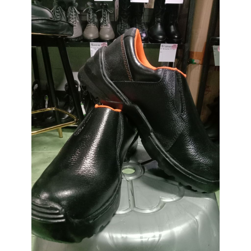 Sepatu Safety King'S Slop Karet Pendek Kom. Oren