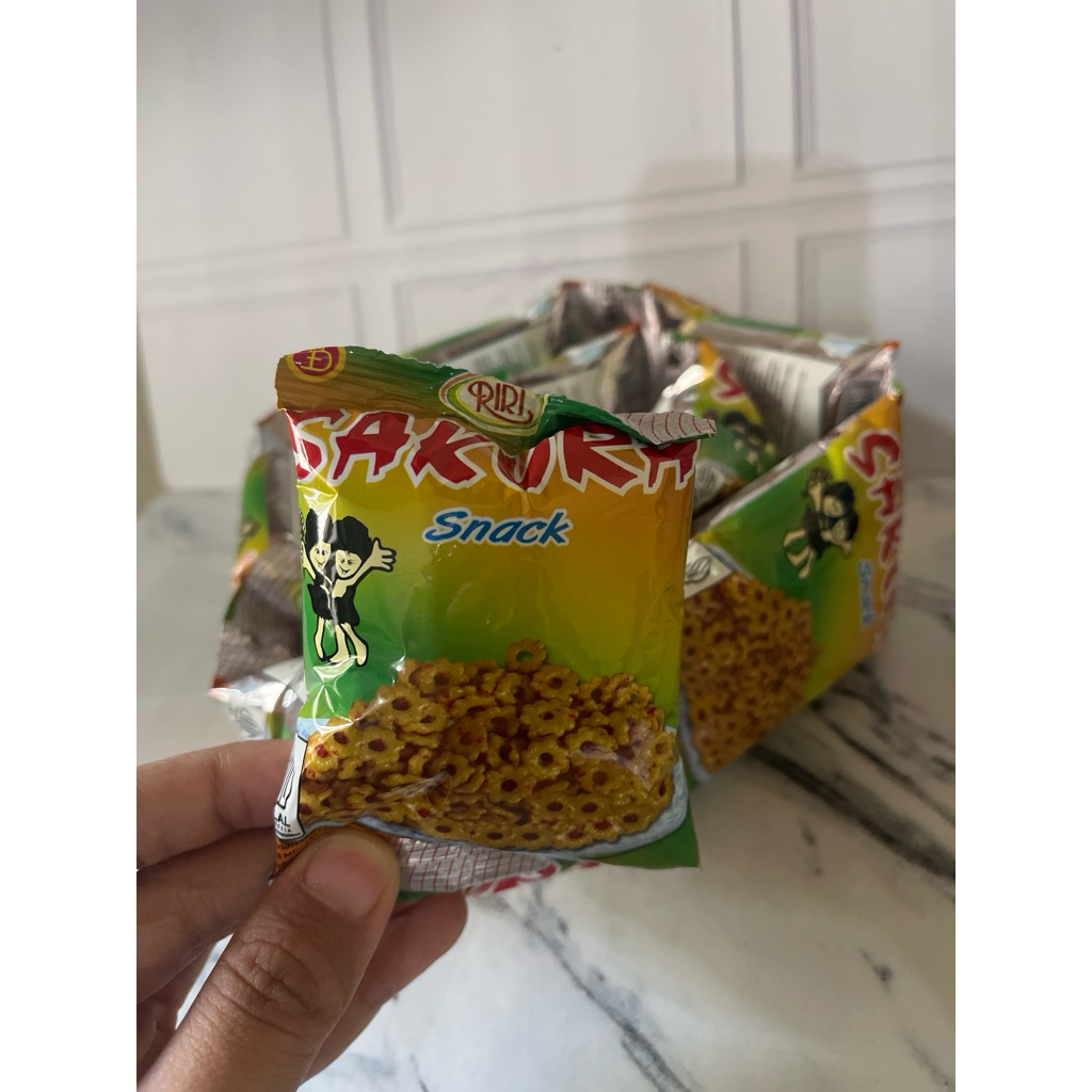 Snack jadul sakura renceng isi 10 pcs