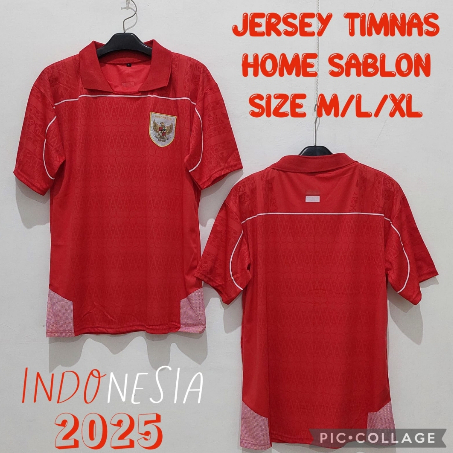 JERSEY BOLA DEWASA TIMNAS INDONESIA HOME AWAY MERAH PUTIH DEWASA BAJU BOLA DEWASA TIMNAS INDONESIA H