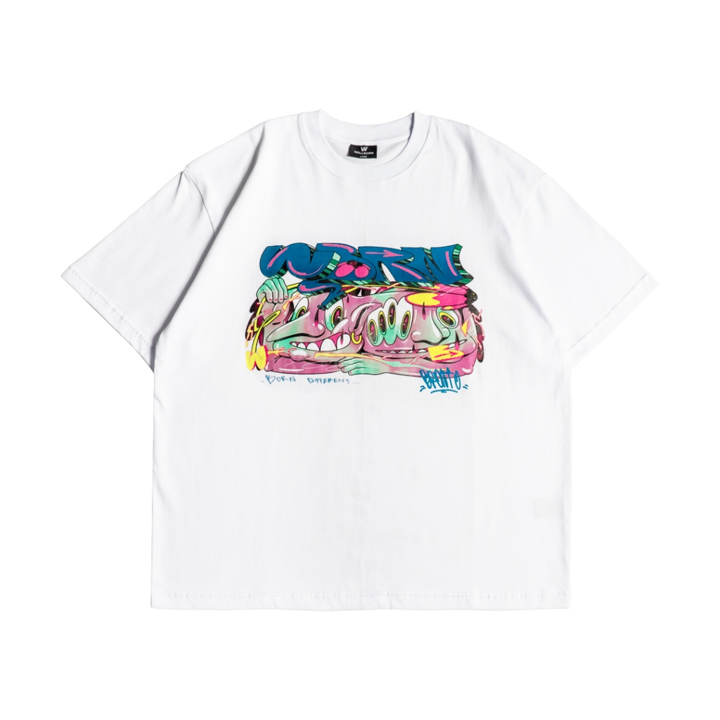 WELLBORN X BRONTO Oversized Heavyweight T-shirt White