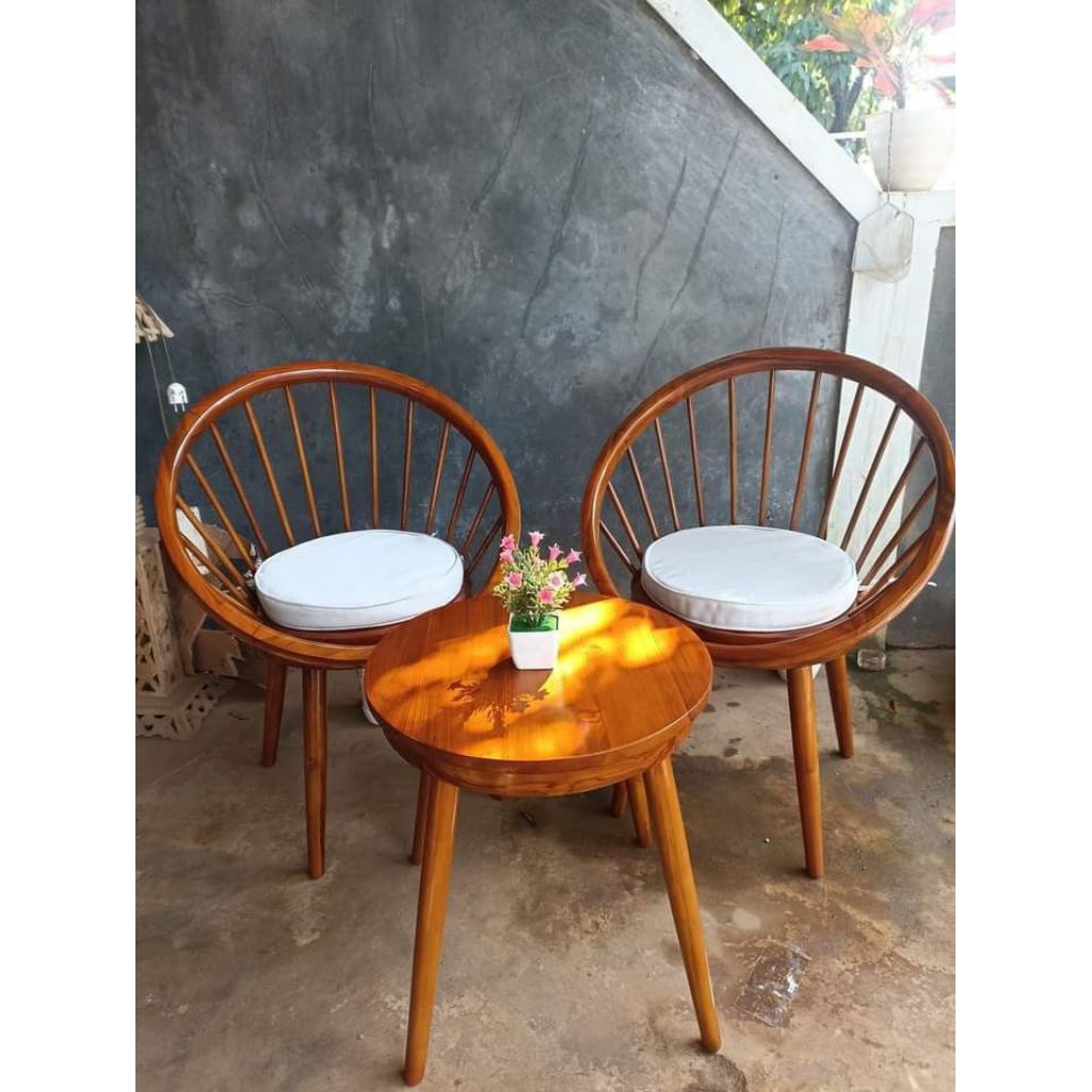 kursi teras outdoor kursi teras kayu jati Jepara kursi teras minimalis modern