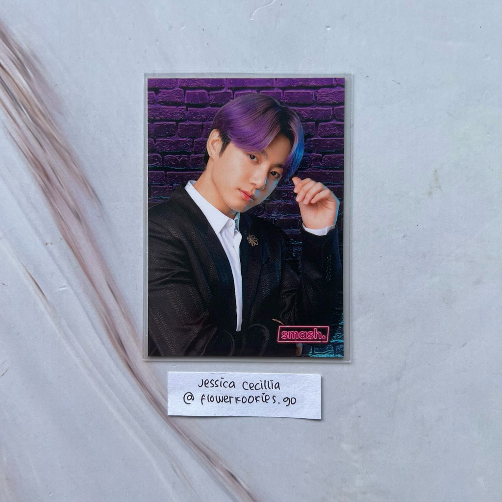 BTS JUNGKOOK SMASH PHOTOCARD OFFICIAL RARE