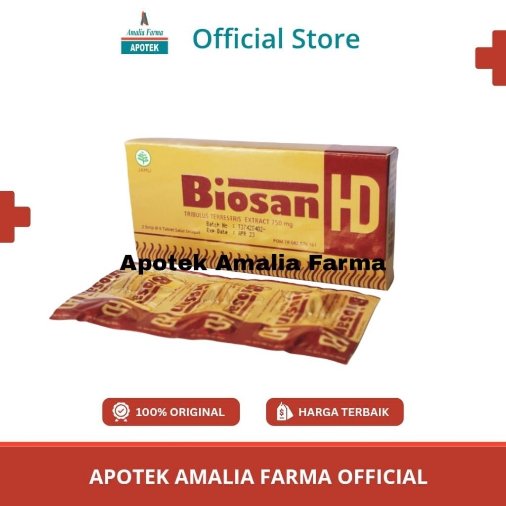 BIOSAN HD TRIBULUS TERRESTRIS BOX 12 TABLET