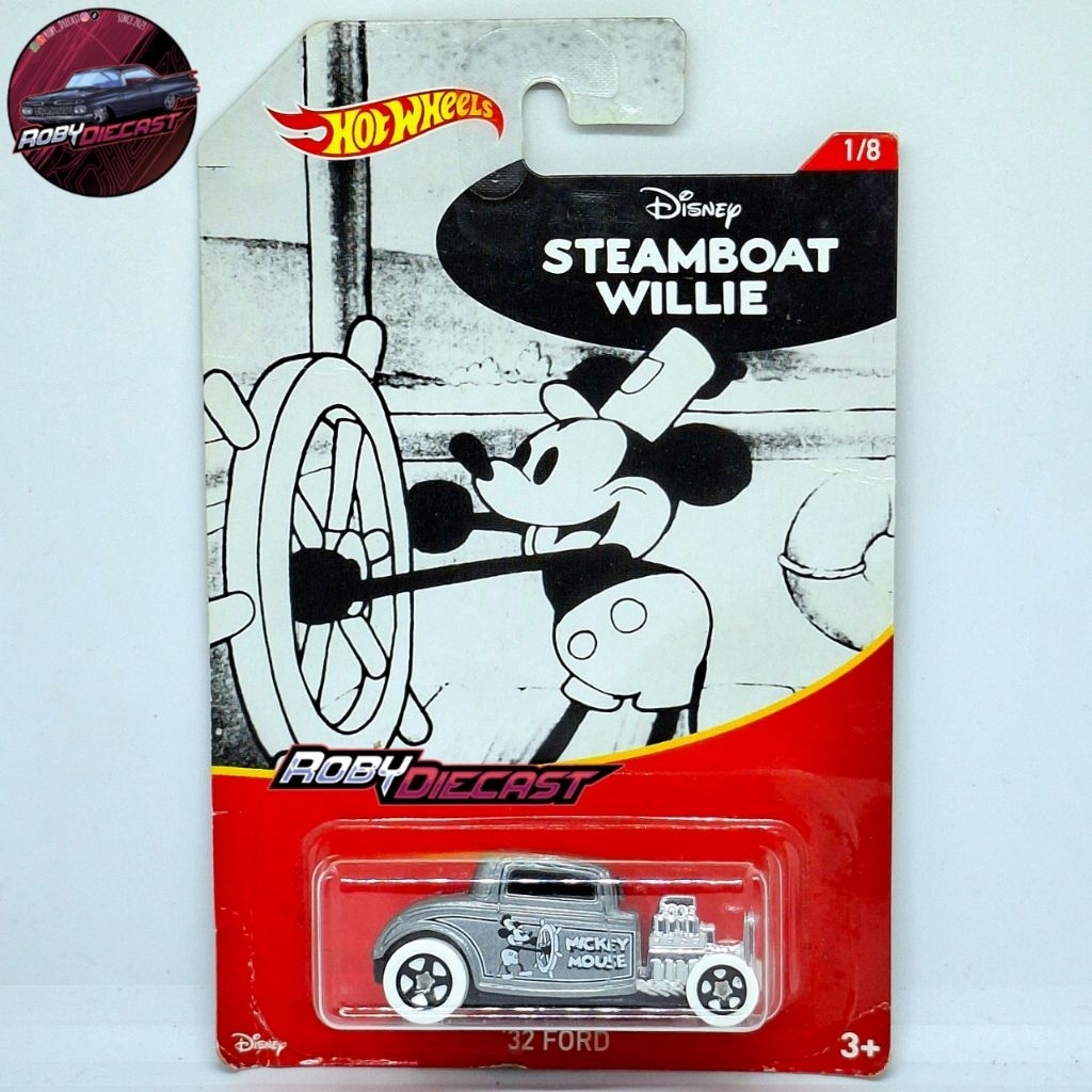 Hot Wheels '32 Ford Mickey Mouse Disney Steamboat Willie