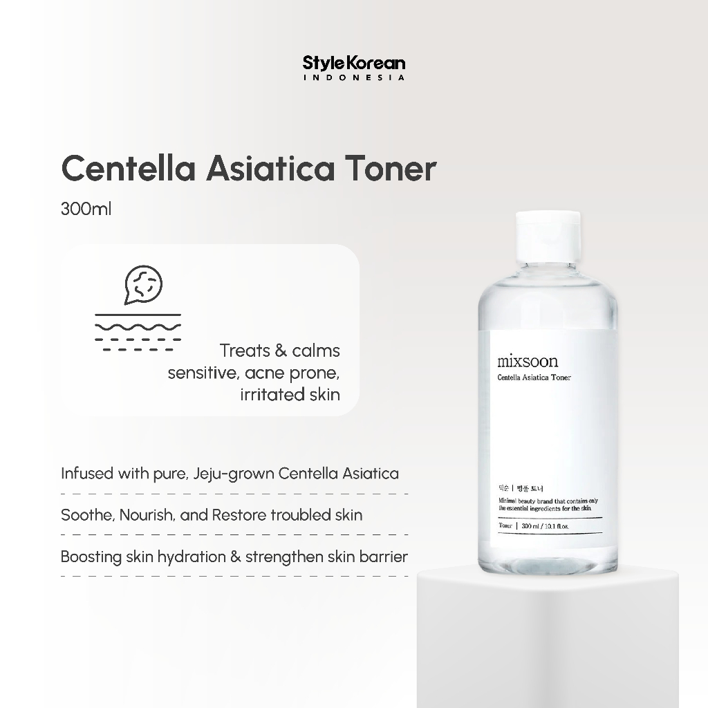 MIXSOON Centella Asiatica Toner 300ml