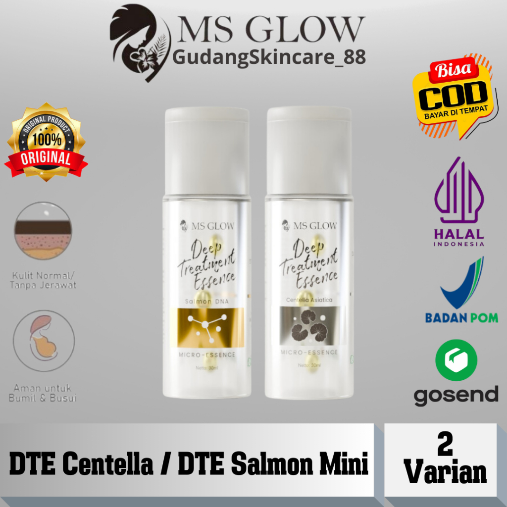 Dte Mini Ms Glow Essence Centella Ms Glow Dte Mini Salmon Ms Glow Official Store