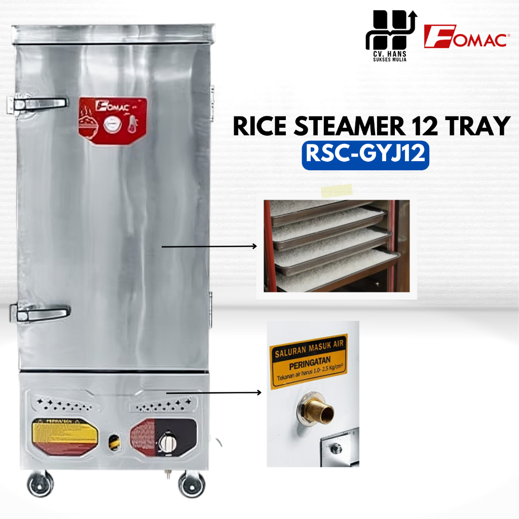RICE STEAMER (FOMAC) RSC-GYJ12