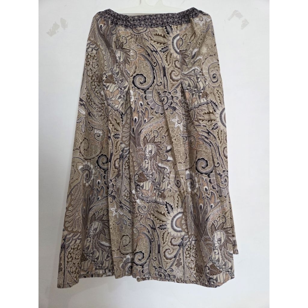 Rok Kain Bali Batik Coklat Brown Cewek Wanita