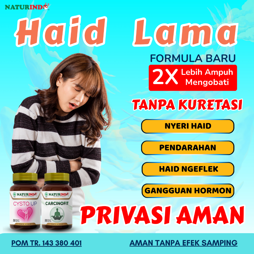 Obat Haid Lama Menstruasi Berkepanjangan Gangguan Hormon Herbal Alami