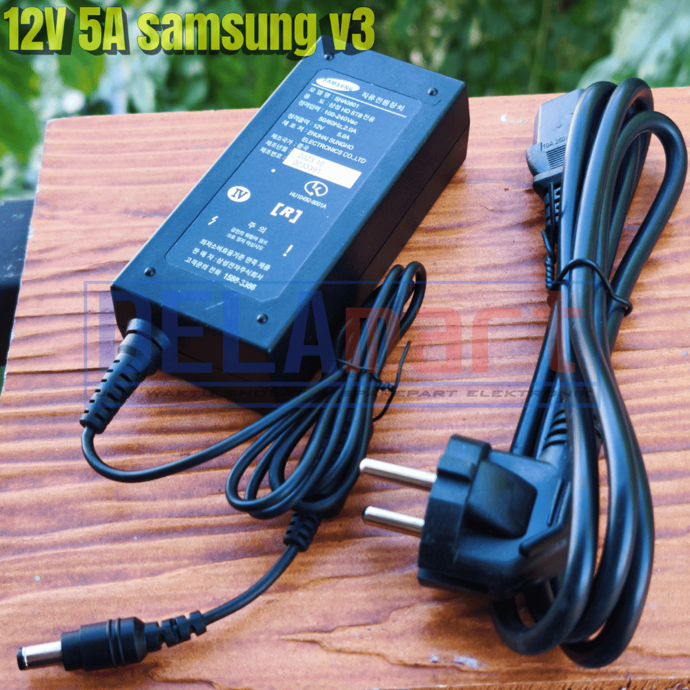 Adaptor 12V 5A Original SAMSUNG KOREA / Adaptor 12Volt 5Ampere
