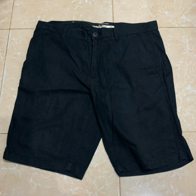 celana pendek linen giordano original