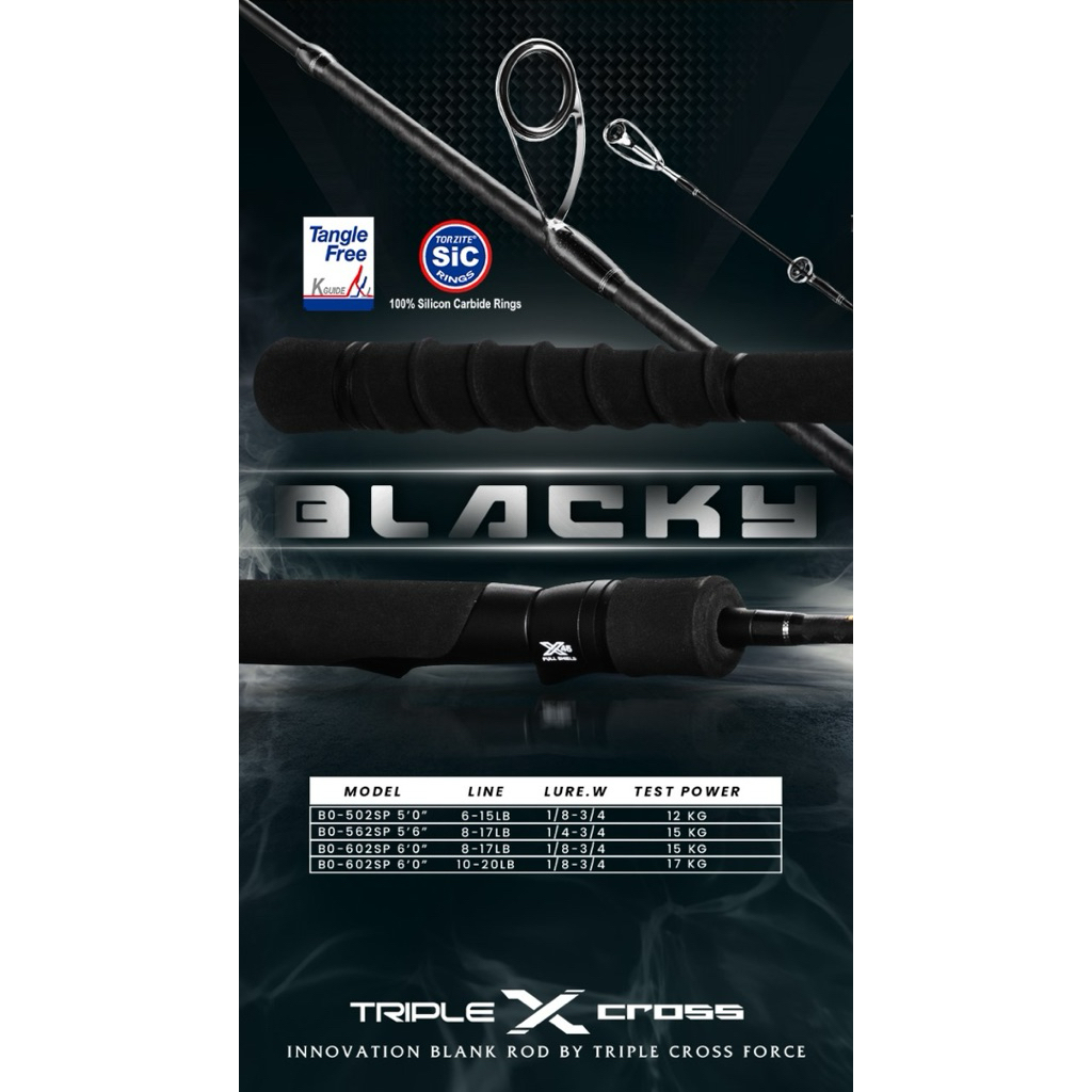 JORAN BLOOD BLACKY GALATAMA 602SP 8-17LB